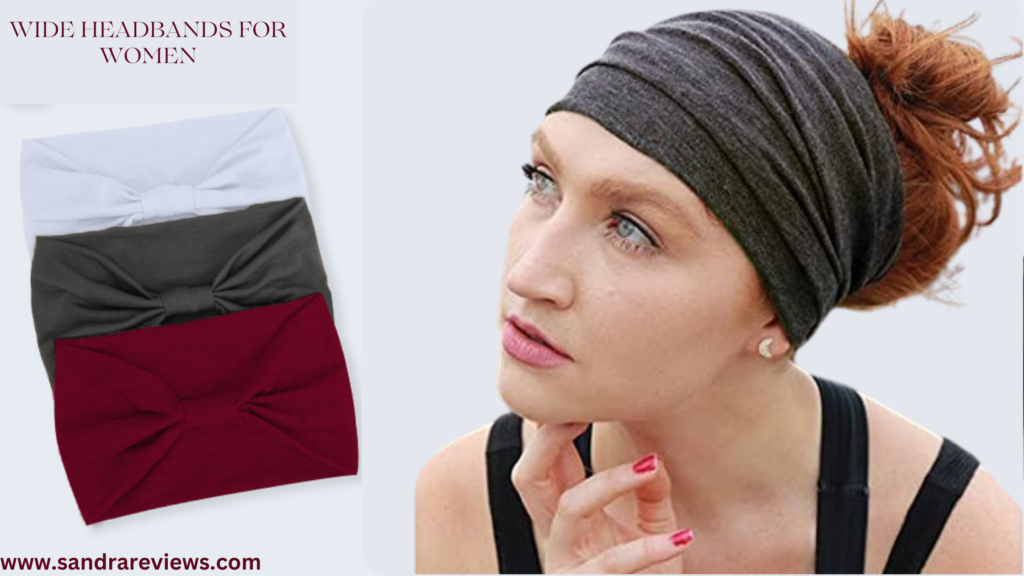 Wide Headbands for Women – Stylish Black Hair Wraps